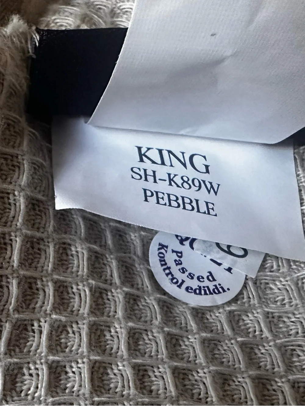 NWOT Brooklinen  Sham Set — Pebble